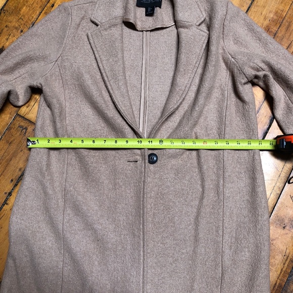 Rachel Zoe wool blend long coat, size large - Picture 9 of 11